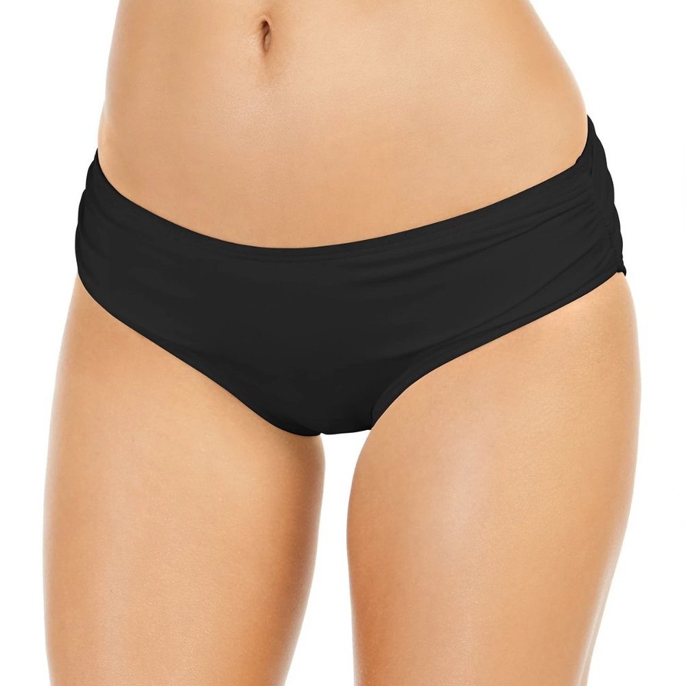 MICHAEL Michael Kors Shirred Bikini Bottoms